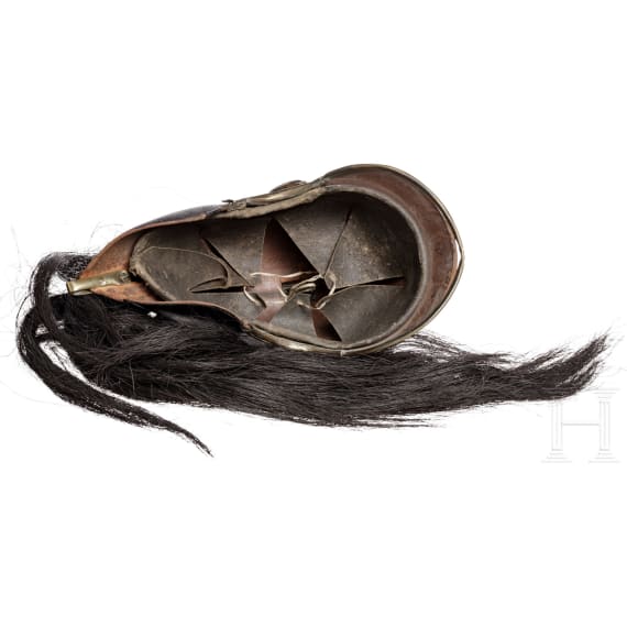 Raupenhelm f&uuml;r Mannschaften, deutsch, um 1840