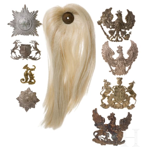 Acht Embleme zu Kopfbedeckungen, Deutsche Staaten im Kaiserreich