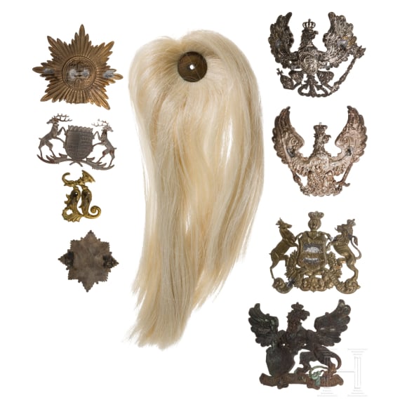 Acht Embleme zu Kopfbedeckungen, Deutsche Staaten im Kaiserreich