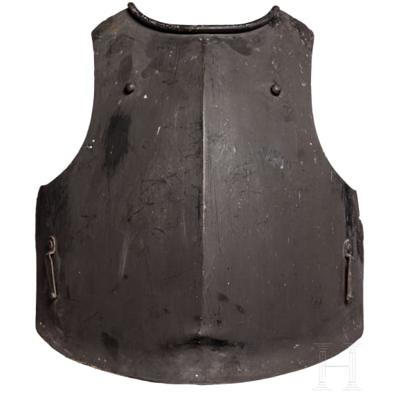 A breastplate for cuirassier troopers, collector's replica in the style of the 18th century