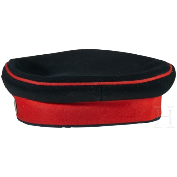 An Other Ranks Saxon Schirmm&uuml;tze (Visor Cap) and M&uuml;tze (Cap)
