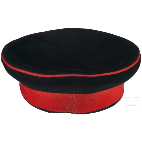 An Other Ranks Saxon Schirmm&uuml;tze (Visor Cap) and M&uuml;tze (Cap)