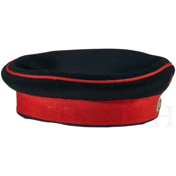 An Other Ranks Saxon Schirmm&uuml;tze (Visor Cap) and M&uuml;tze (Cap)