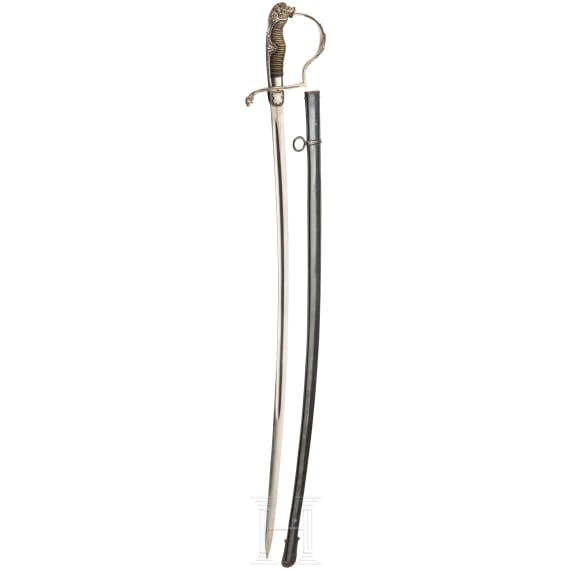 Saxonia - A lion's head sabre for officers, circa 1820