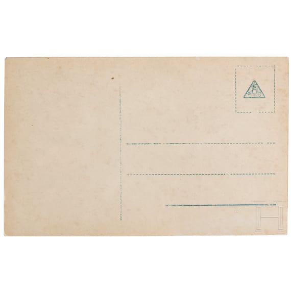 Oswald Boelcke - Foto-Ansichtskarte (H. Ries) mit Unterschrift