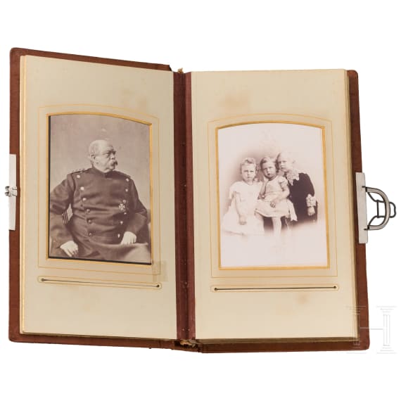 Fotoalbum zum preu&szlig;ischen Herrscherhaus, um 1890
