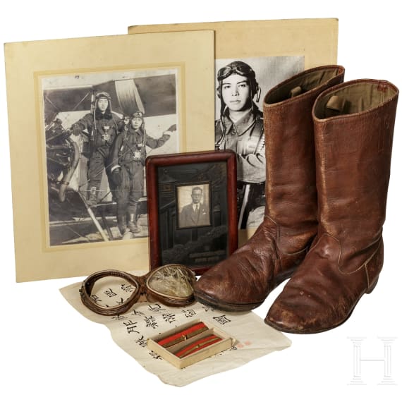 A legacy of the Japanese fighter pilot Matsuo Matsuda killed in action in World War II