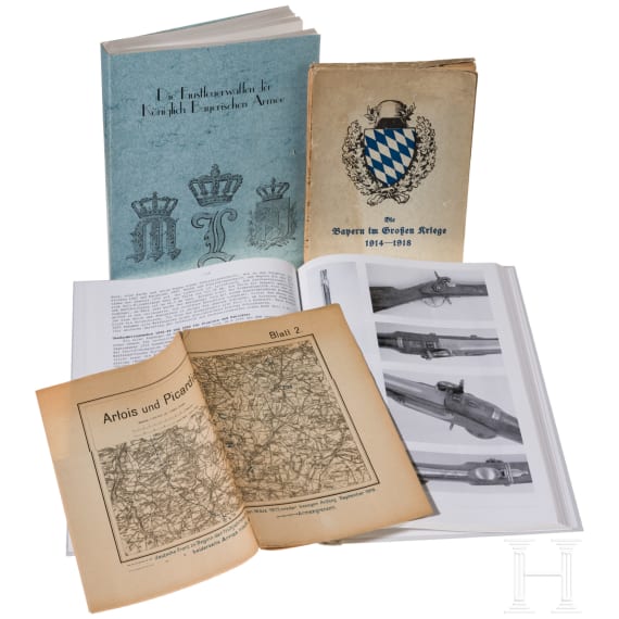 Drei bayerische Milit&auml;rb&uuml;cher