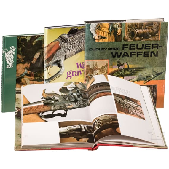 Vier B&uuml;cher &uuml;ber Schusswaffen