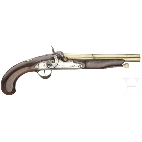 Perkussionspistole, Thomas in London, um 1800