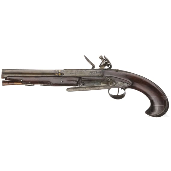 Steinschlosspistole, Spanien, um 1800