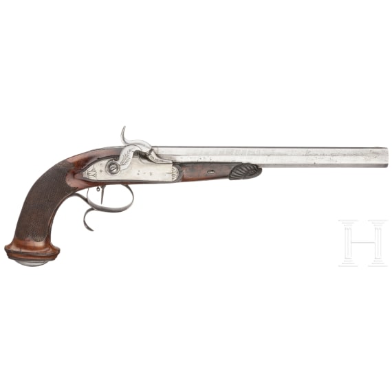 Perkussionspistole, L&uuml;ttich, um 1820