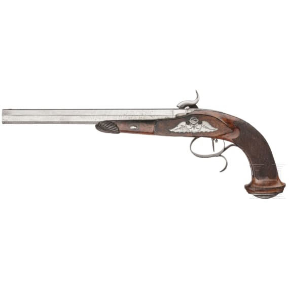 Perkussionspistole, L&uuml;ttich, um 1820