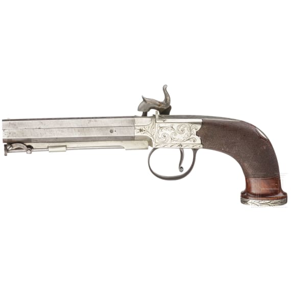 Perkussionspistole, C. Robbins in London, um 1830