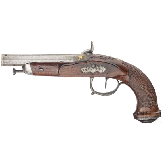 Perkussionspistole, Frankreich, um 1830