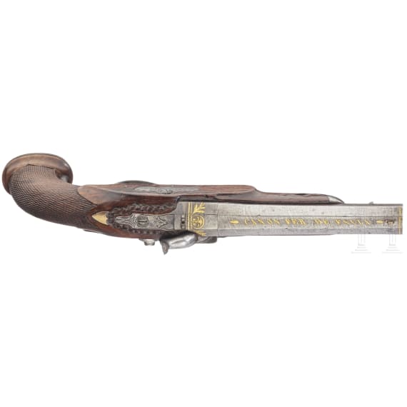Perkussionspistole, Frankreich, um 1830