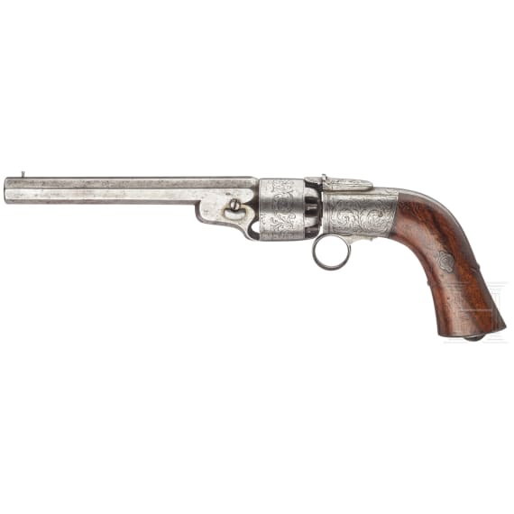 Transitionsrevolver, Belgien, um 1840