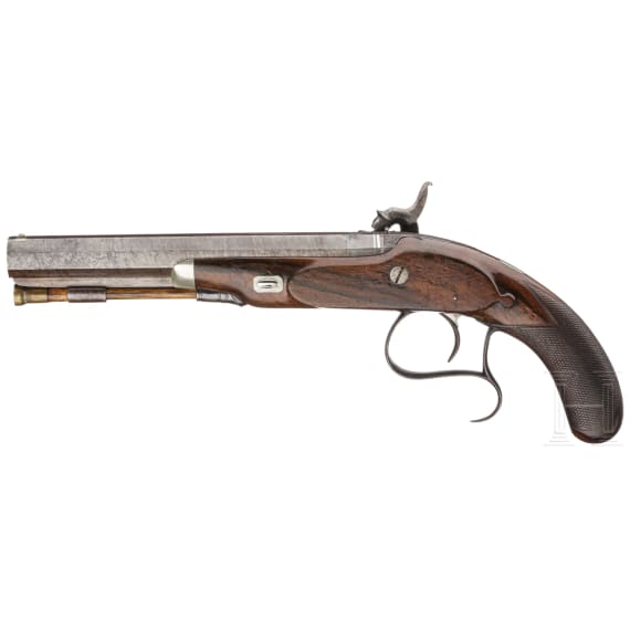 Perkussionspistole, John Eadon in Lancaster, um 1840