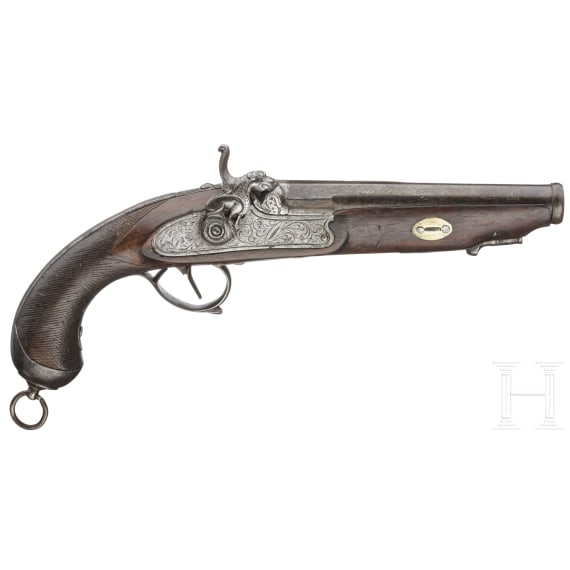 Perkussionspistole, Spanien, um 1840