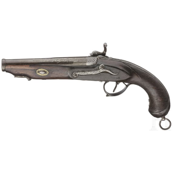 Perkussionspistole, Spanien, um 1840