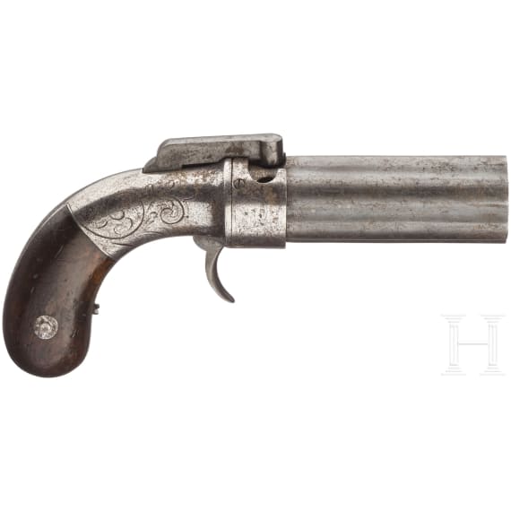 B&uuml;ndelrevolver, Perkussion, Alkens Patent 1845