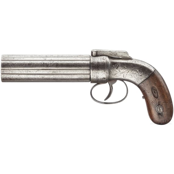 B&uuml;ndelrevolver Allen & Thurber, England, um 1850