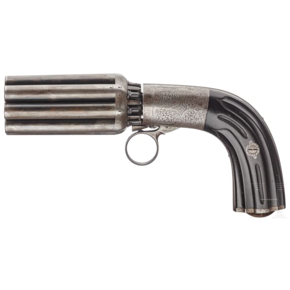 B&uuml;ndelrevolver, Belgien, um 1850