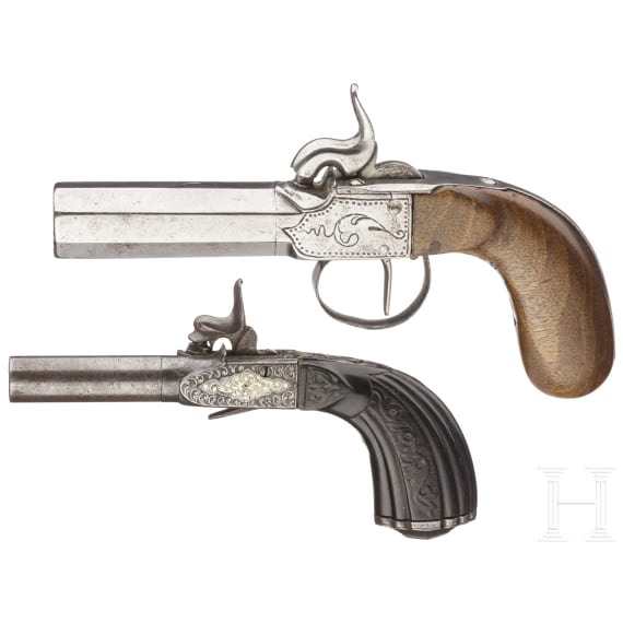 Zwei Terzerole, um 1850
