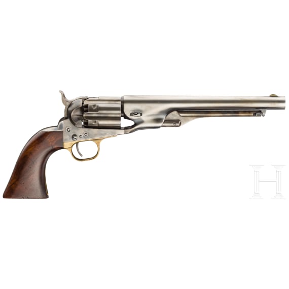 Nachfertigung eines Colt Model 1860 Army, vorbereitet f&uuml;r Anschlagschaft