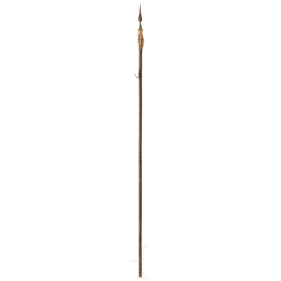 Kurzer Spie&szlig; mit Musketenauflage, deutsch, um 1600