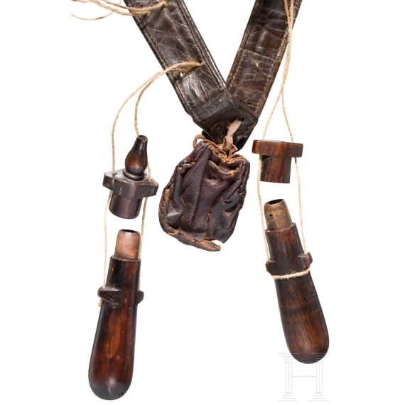 Musketier-Bandelier, deutsch, 1. H&auml;lfte 17. Jhdt.
