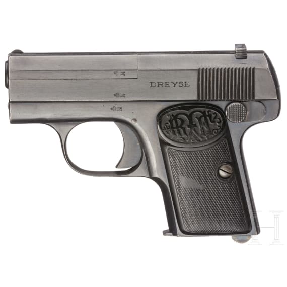 Dreyse Mod. 1908, mit Tasche