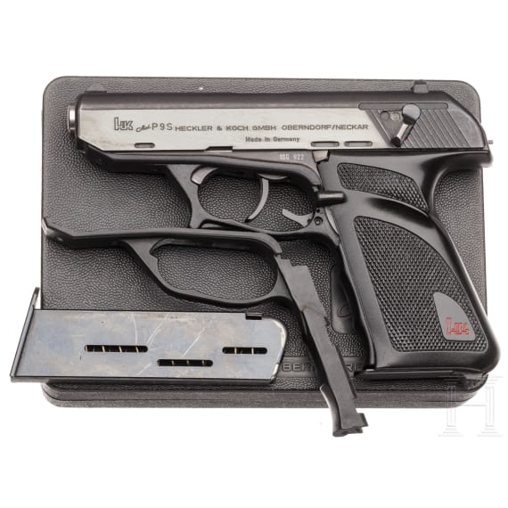 Heckler & Koch Mod. P 9 S, fr&uuml;he Ausf&uuml;hrung, in Box