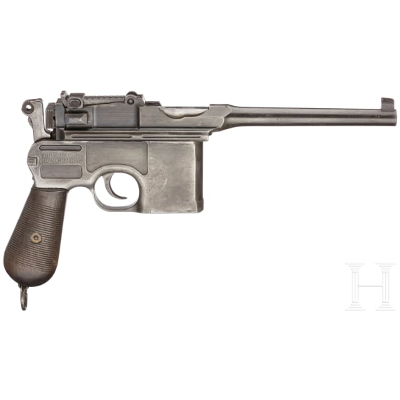 Mauser C 96 "Prewar Commercial", mit Anschlagkasten
