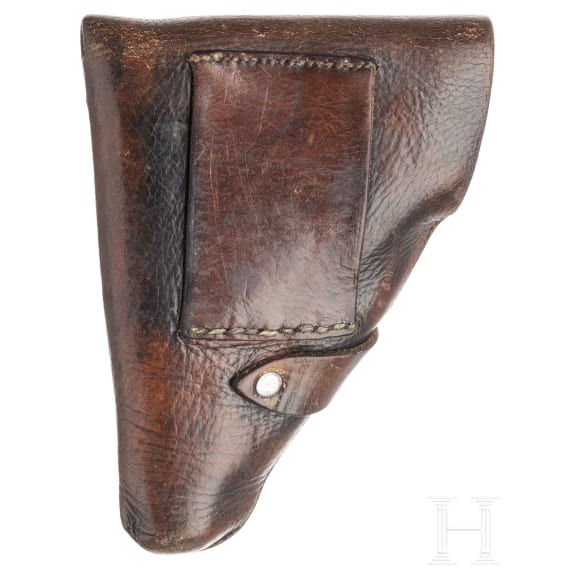 Pistole Ortgies, mit Tasche