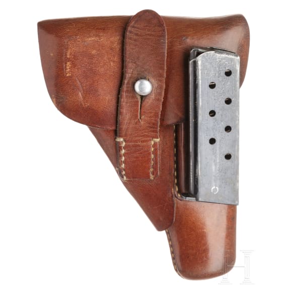 Walther Mod. 8, 3. Ausf&uuml;hrung, mit Tasche