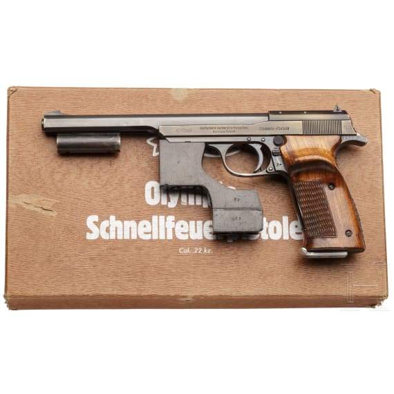 Walther Olympia-Pistole Mod. 1936, im Karton
