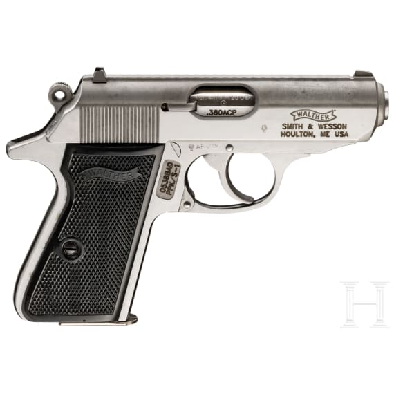 Walther PPK/S, Smith & Wesson, stainless, 4mm M20 Umbau