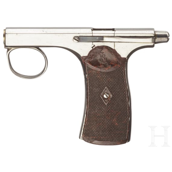 Brun Latrige Einhandpistole Mod. 1890, Frankreich, um 1895