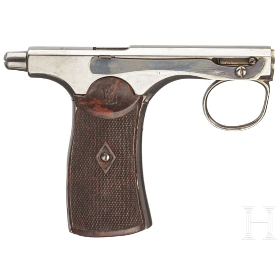 Brun Latrige Einhandpistole Mod. 1890, Frankreich, um 1895