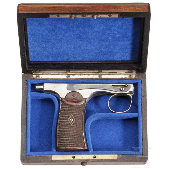 Brun Latrige Einhandpistole Mod. 1890, Frankreich, um 1895