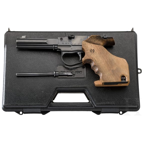 Sportpistole Morini M 102 E, im Koffer