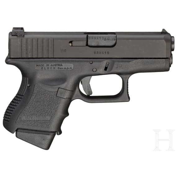 Glock Mod. 26, 4 mm M20 Umbau, in Box
