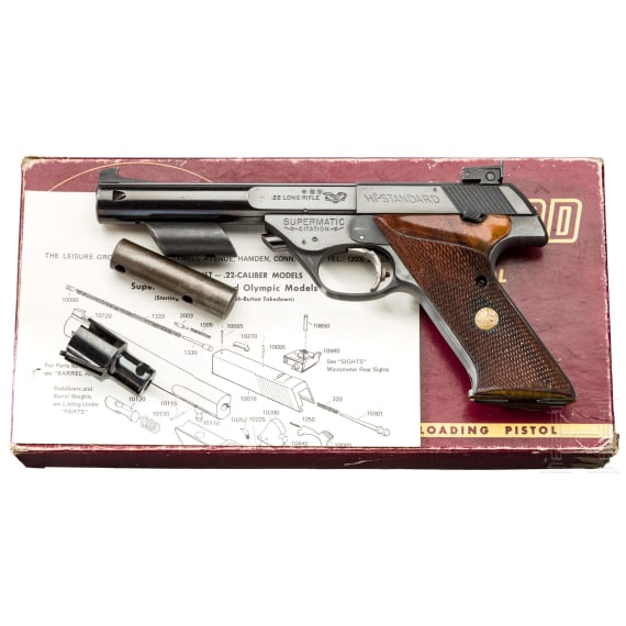 Hi-Standard Supermatic Citation Mod. 104, "Bull Type", im Karton