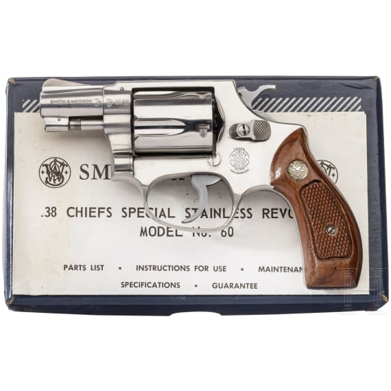 Smith & Wesson Mod. 60, "The Chief's Special Stainless", im Karton