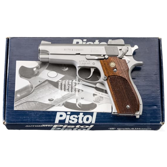Smith & Wesson Mod. 639, "9 mm Eight-Shot Autoloading Pistol Stainless Steel", im Karton