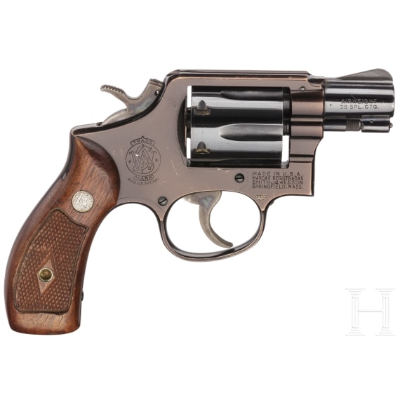 Smith & Wesson Mod. 12, "The .38 M & P Airweight", Luftwaffe, mit Holster