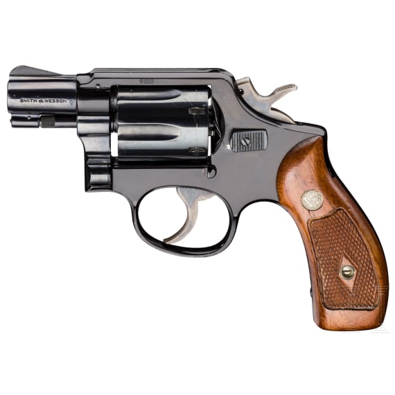 Smith & Wesson Mod. 12, "The .38 M & P Airweight", mit Tasche, Luftwaffe