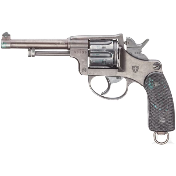 Ordonnanzrevolver Mod. 1882/29 mit Holster