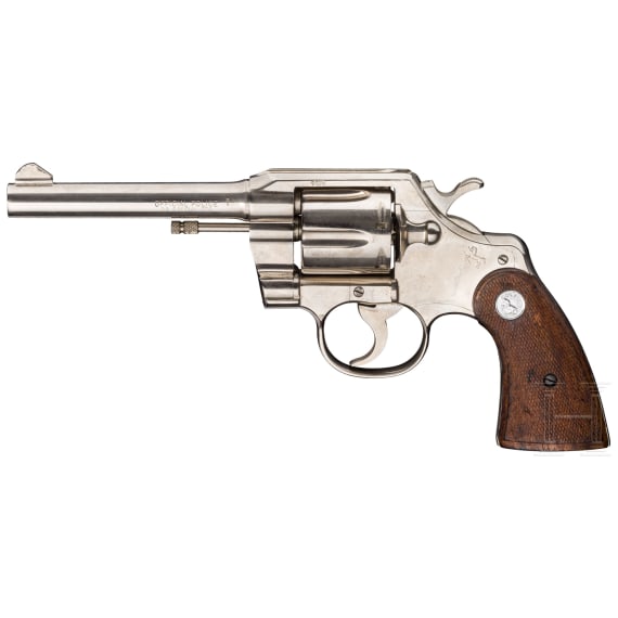 Colt Official Police, vernickelt, Polizei